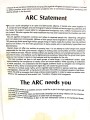 ARC Statement