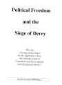 Political Freedom and the Siege of Derry