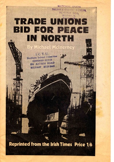 Trade Unions Bid For Peace in North
